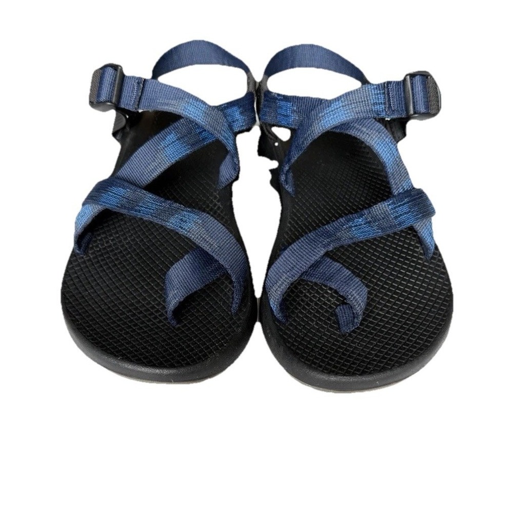 Chaco Z2 Classic Sandals Men's Size 8 Blue Black Toe Loop Vibram Outdoor Hiking - Picture 3 of 10